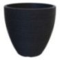 Maceta Rustica Redonda Plomo 40x39cm Liviana Resistente Uv