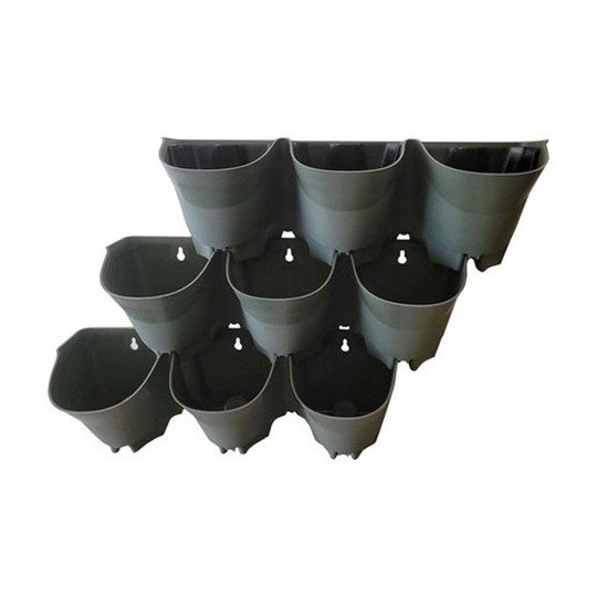 Porta Macetas X3 Para Jardin Vertical Castelgarden