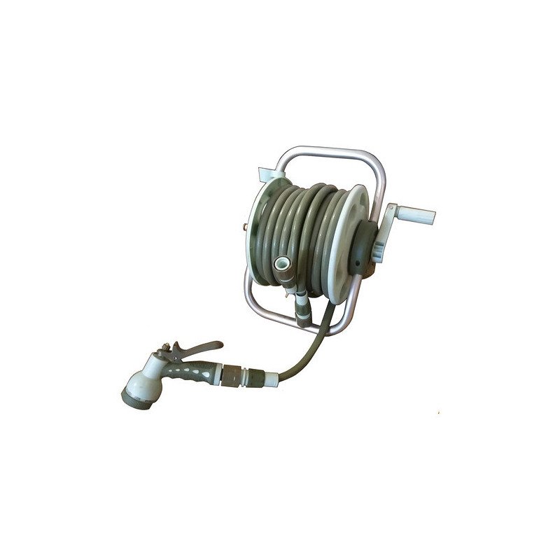 Manguera Riego 20 Mts 1/2 Pulgada Con Porta Rell Pico 8 Func