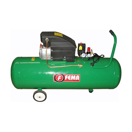 Compresor Electrico Aire Fema 2.5 Hp 100 Litros 4 Patas 220v