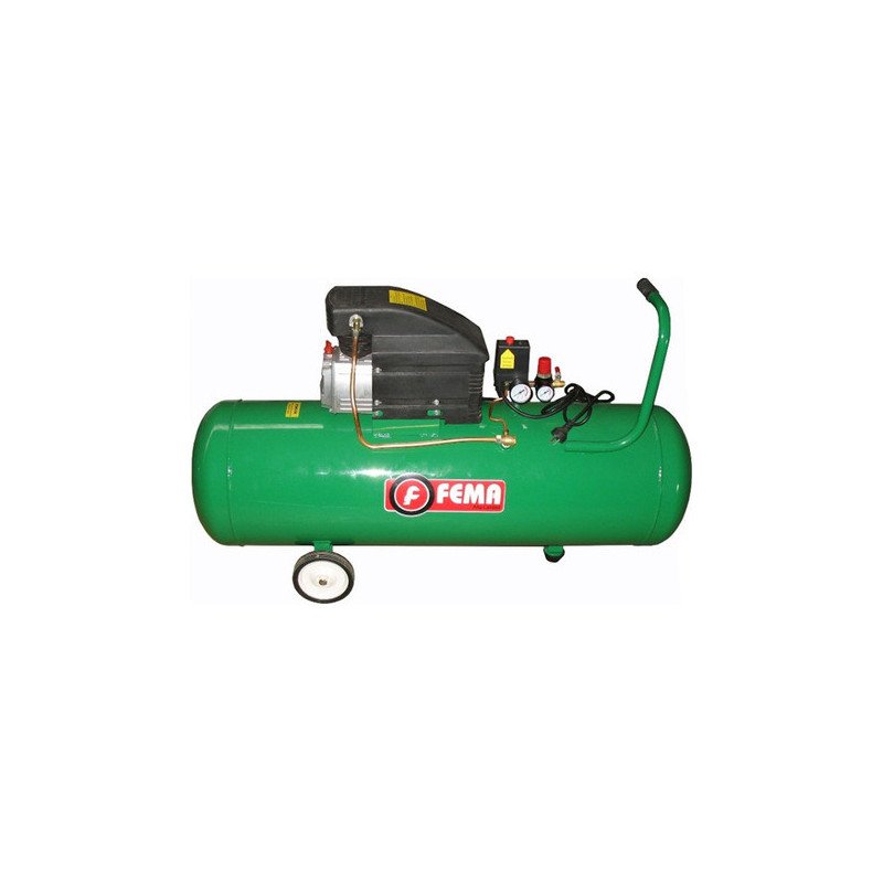 Compresor Electrico Aire Fema 2.5 Hp 100 Litros 4 Patas 220v