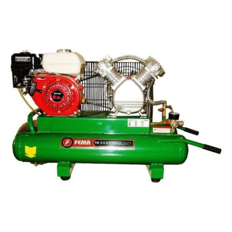 Compresor de aire Pro 5.5 Hp 32 Lts 4 Tiempos 220v marca Fema