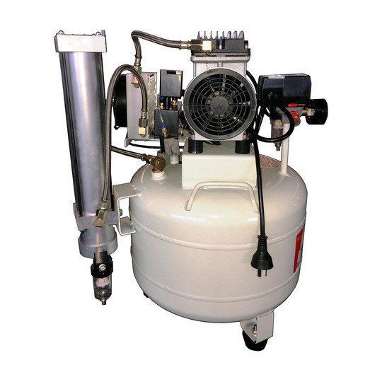 Compresor Odontológico Silencioso Fema Dental 30 L + Filtros