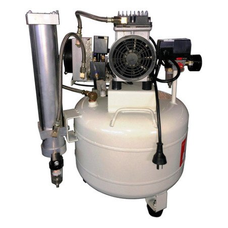 Compresor Odontológico Silencioso Fema Dental 30 L + Filtros
