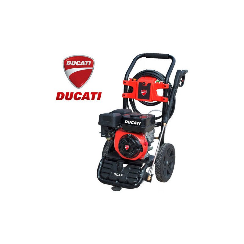 Hidrolavadora Profesional 3100 PSI-213 Bar 5,7 L/m- Motor 5,5 HP-4TT Nafta Marca Ducati
