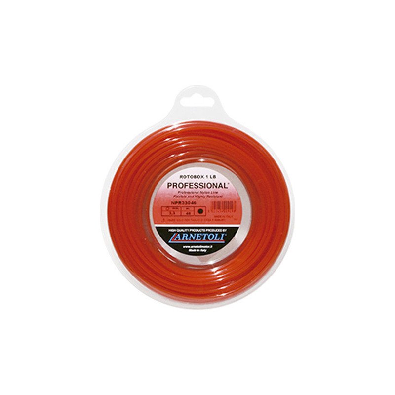 Rollo Tanza Arnetoli Nylon 2,7 Mm Desmalezadora Blister 67mt
