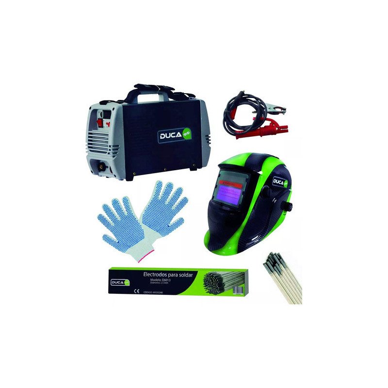 Soldadora Inverter 200a + Mascara Fotosensible Electrodo 5kg