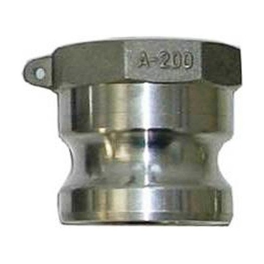 Acople Rapido 4 Pul Macho Rosca Hembra Aluminio Tipo A 104mm