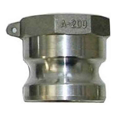 Acople Rapido 4 Pul Macho Rosca Hembra Aluminio Tipo A 104mm