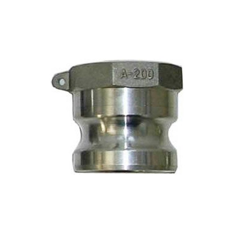 Acople Rapido 4 Pul Macho Rosca Hembra Aluminio Tipo A 104mm