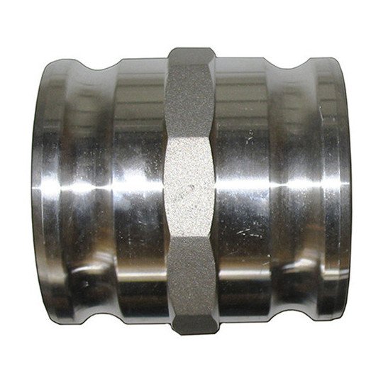 Acople Union Doble Macho Aluminio 3 Pul 76 Mm Marca Fema