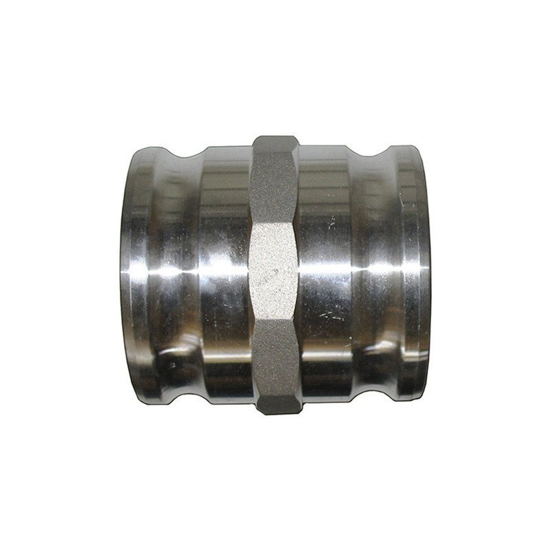 Acople Union Doble Macho Aluminio 3 Pul 76 Mm Marca Fema