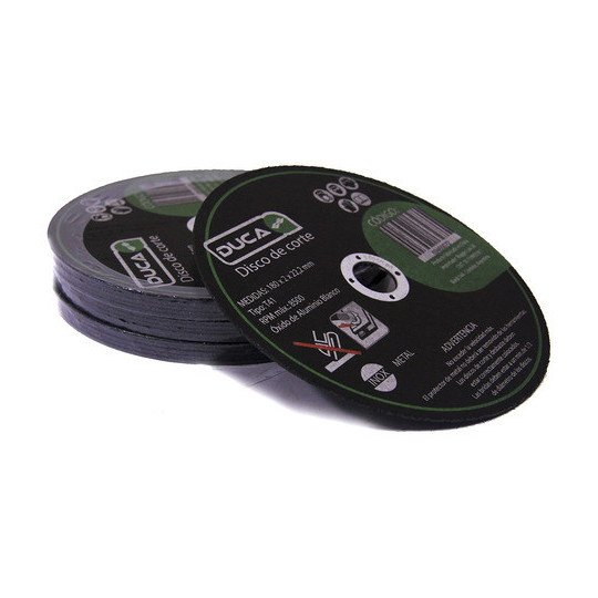 Disco Corte 180 X 1,6 X 22,2 Inoxidable Metal Caja 50 Unid.