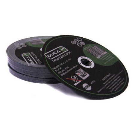Disco Corte 180 X 1,6 X 22,2 Inoxidable Metal Caja 50 Unid.