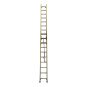 Escalera Extensible Fibra De Vidrio 2x10 Peldaños 314/528 Cm