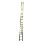 Escalera Extensible Fibra De Vidrio 2x12 Peldaños 375/650 Cm