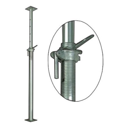 Puntal Ajustable Acero Galvanizado Marca Fema