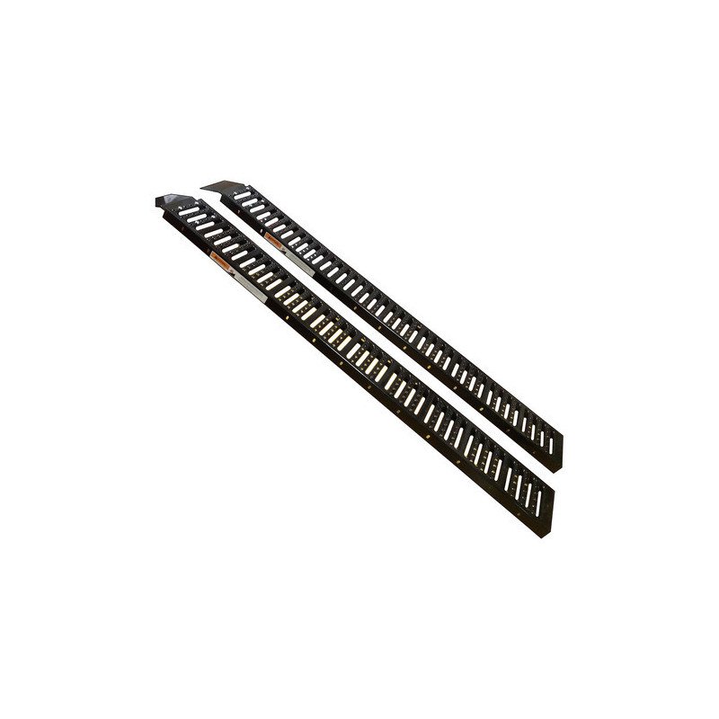 Set 2 Rampa Acero Cuatriciclo Moto Tractor Auto 680 Kg Fema