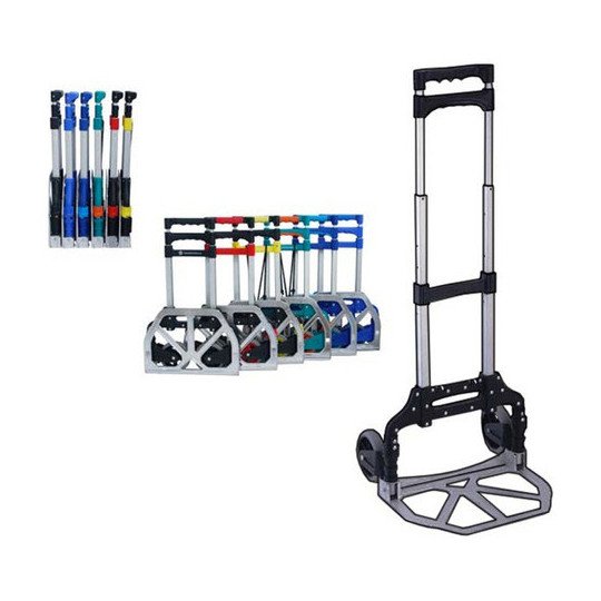 Carro Plegable Zorra Carretilla Aluminio 2 Ruedas 60kg Fema