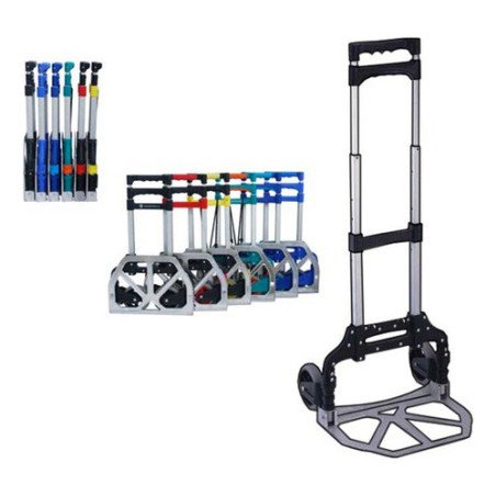 Carro Plegable Zorra Carretilla Aluminio 2 Ruedas 60kg Fema