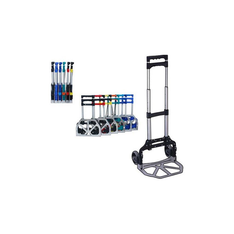 Carro Plegable Zorra Carretilla Aluminio 2 Ruedas 60kg Fema
