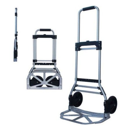 Carro Plegable Zorra Carretilla Aluminio 2 Ruedas 90 Kg Fema