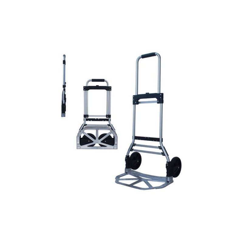 Carro Plegable Zorra Carretilla Aluminio 2 Ruedas 90 Kg Fema