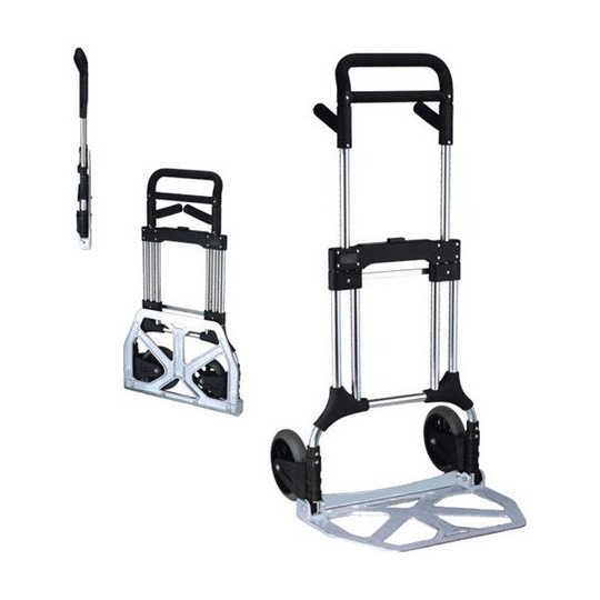 Carro Plegable Zorra Carrito Aluminio 2 Ruedas 200 Kg Fema