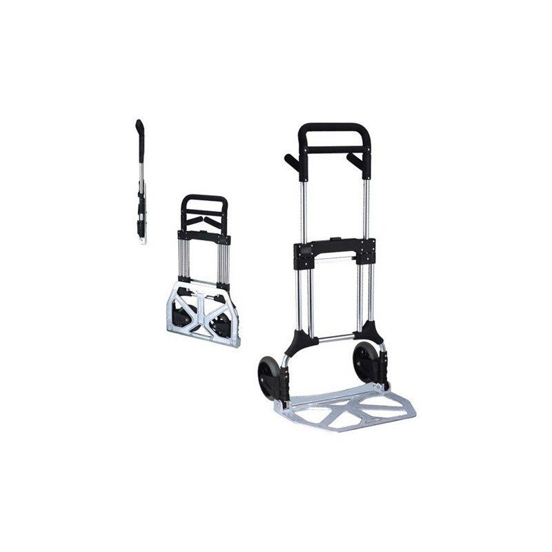Carro Plegable Zorra Carrito Aluminio 2 Ruedas 200 Kg Fema