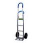 Zorra Carro Aluminio Reforzada 200kg Neumaticos Doble Manija