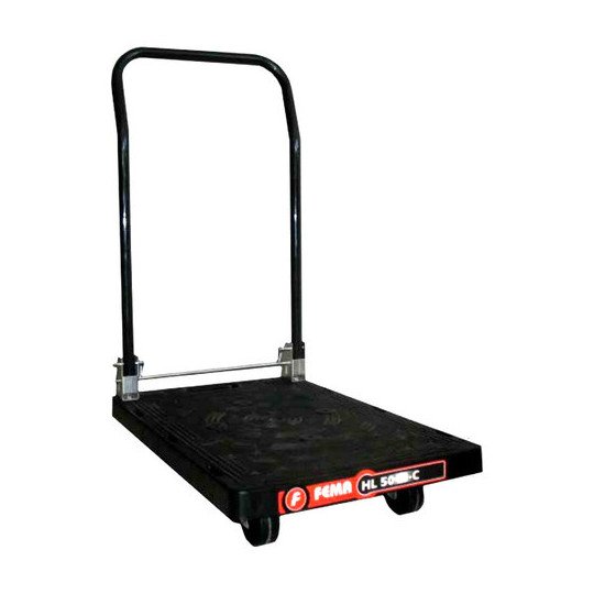 Carro Taller Plano Manija Plegable 4 Ruedas Bandeja 38x60 Cm