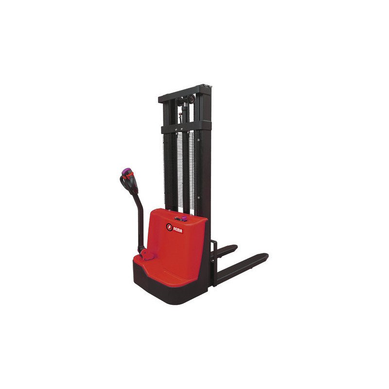 Apilador Transpalet Batería Fema 1500 Kg Alzada 1,6 Mts Fema