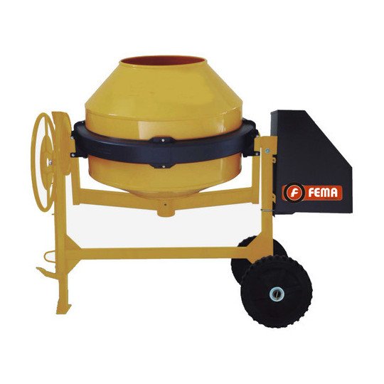 Hormigonera Mezcladora Fema 400lt Motor 2hp Trifásico Ruedas