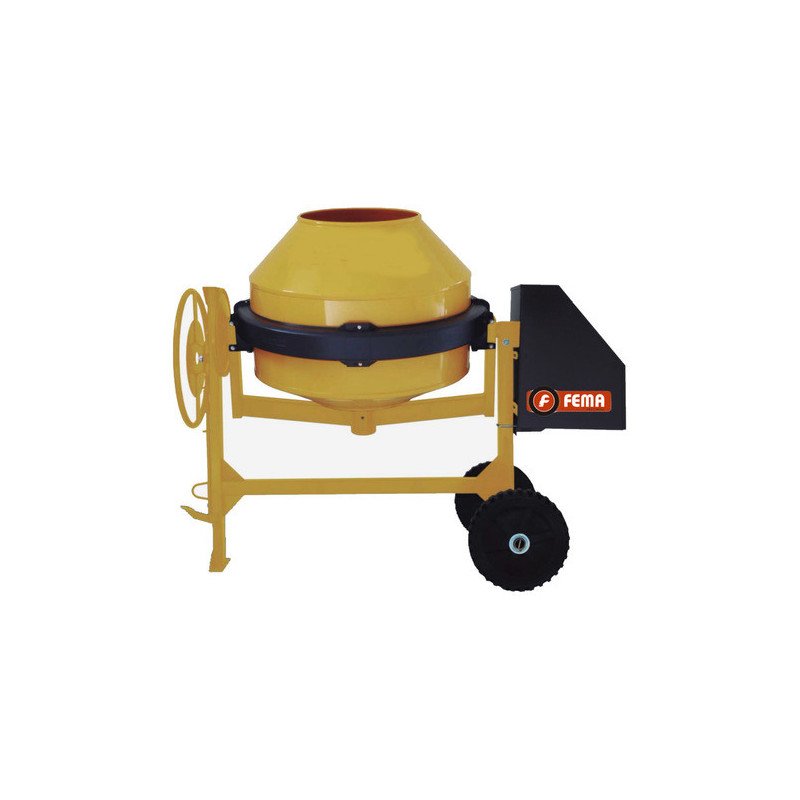 Hormigonera Mezcladora Fema 400lt Motor 2hp Trifásico Ruedas