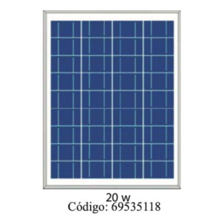 Panel Solar Plm 020 P 36 20w Paneles Solares Fema