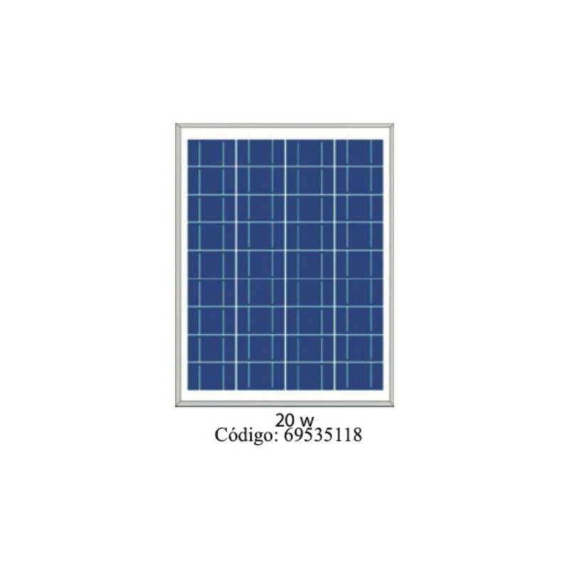 Panel Solar Plm 020 P 36 20w Paneles Solares Fema
