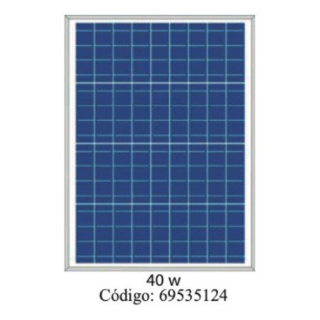 Panel Solar Plm 040 P 36 40w Paneles Solares Fema