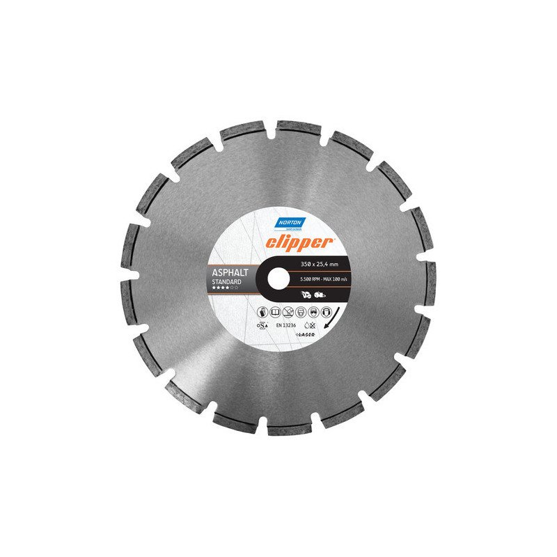 Clipper Cs401 Segmentado Para Asfalto 350 X 8,0 X 25,4