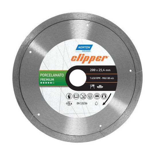 Disco Diamantado Clipper Tr202l Continuo Premium 00 X 25,4