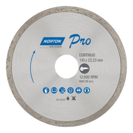 Disco Diamantados Linea Pro Medida 180x7,5x22.2 Segmentado