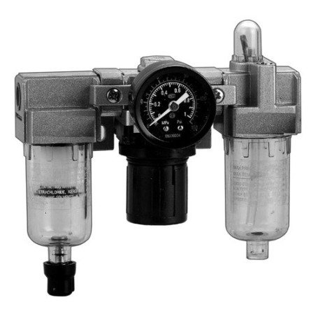 Filtro Regulador Lubricador Duca Aire 1/ 4 Incluye Manómetro
