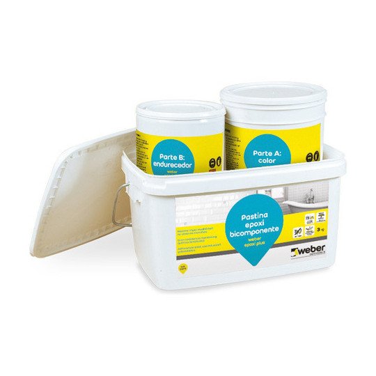 Weber Epoxi Plus Pastina Bicomponente Antiácida 3 Kg
