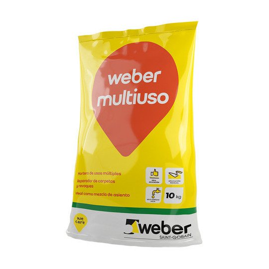 Weber Multiuso Mortero Albañileria De Usos Multiples 10 Kg