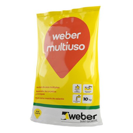 Weber Multiuso Mortero Albañileria De Usos Multiples 10 Kg