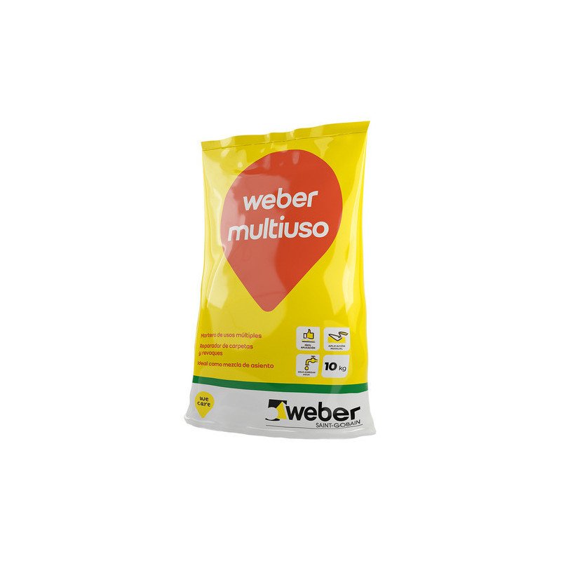 Weber Multiuso Mortero Albañileria De Usos Multiples 10 Kg