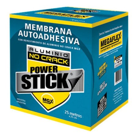 Memb Asfáltica Autoadhesiva No Crack 25 Cm De Ancho 4kg