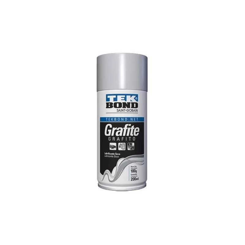 Lubricante Grafito Seco Gris Oscuro 200ml 100gr Tekbond