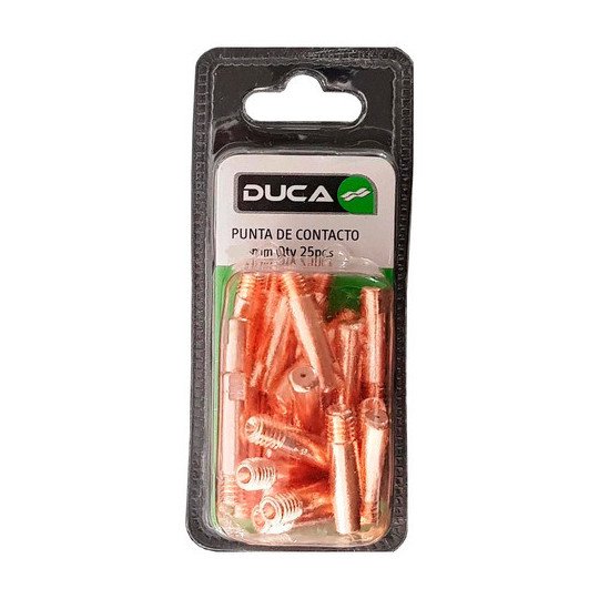 Punta De Contacto P Mig 0.8mm Minimig 130 180 Duca 25 Pcs
