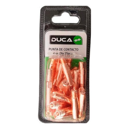 Punta De Contacto P Mig 0.8mm Minimig 130 180 Duca 25 Pcs