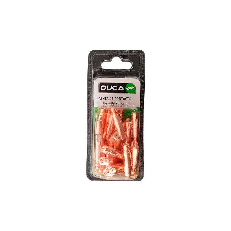 Punta De Contacto P Mig 0.8mm Minimig 130 180 Duca 25 Pcs